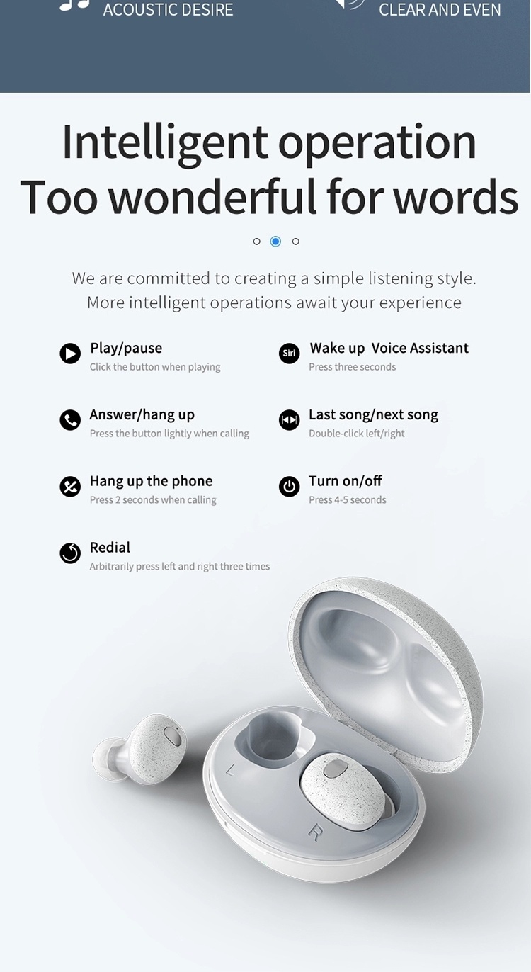Deep Bass Bluetooth Sport True Wireless Gym Earbuds (for iPhone)