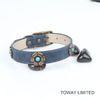 Fashion Dog Collars PU Leash Cute Flower Pet Supply