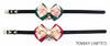 Cute Lace Bowtie with Bell Dog Collars Leather Pet Leads